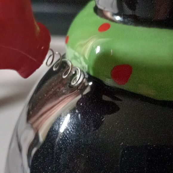 Bell Cat Ornament with Trembling Mittens Cottagecore Grandmacore Holiday - Picture 3 of 11